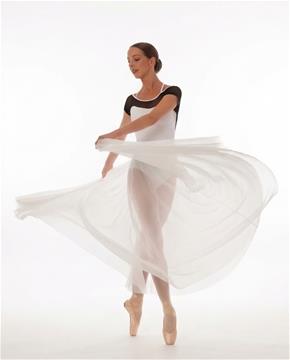 DS3034 Sukně se všitými kalhotky ze síťoviny