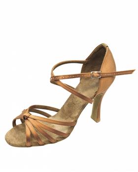 03369S Female «Latina» shoes, satin, 9 cm heel