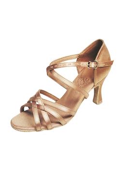 03312S  Female «Latina» shoes, satin, 5 cm heel