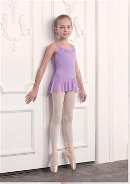 DAD-1701M Camisole leotard with mesh skirt