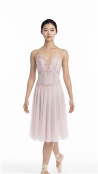 DS3055/1MP Pink Dress with print Preciosa